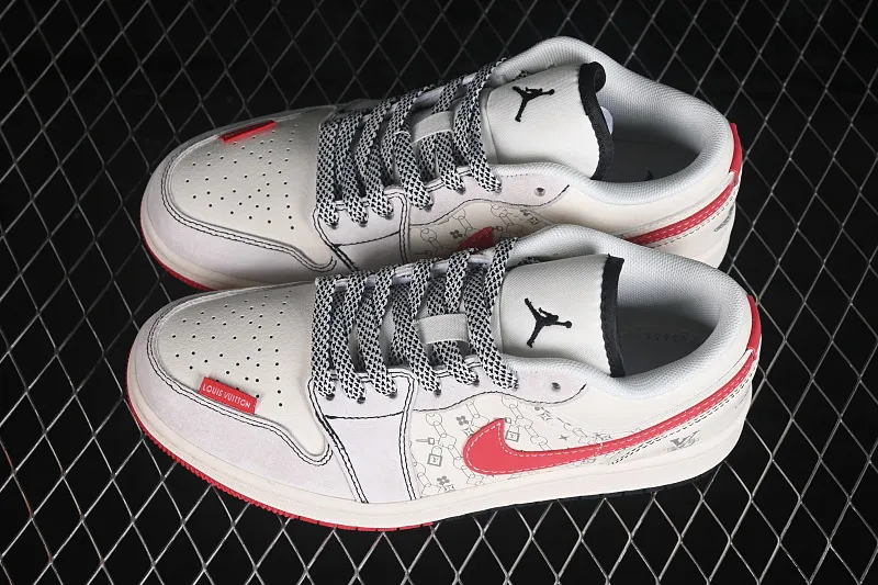 All categories Air Jordan Jordan series basketball shoes Air Jordan 1 Low High-end customized low-top sneakers Air Jordan 1 Low OG SP AJ1 Joe 1 joint model low-top cultural casual sneakers CW6688-115
